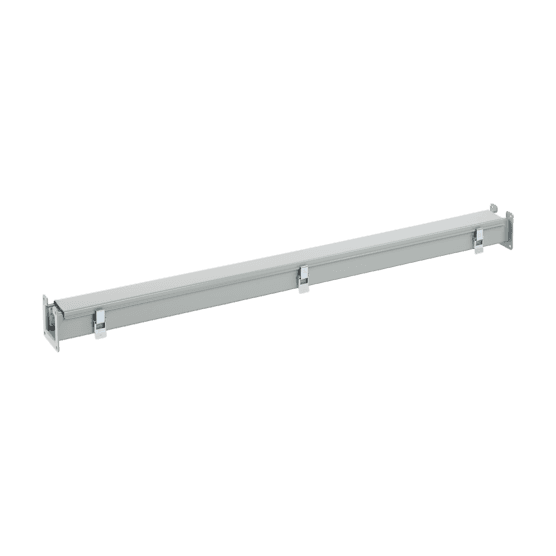 Hoffman F44L48 Straight Section, Lay-in Hinged-Cover, Type 12, 4.00x4.00x48.00, Gray, Steel Hoffman F44L48 Straight Section, Lay-in Hinged-Cover, Type 12, 4.00x4.00x48.00, Gray, Steel
