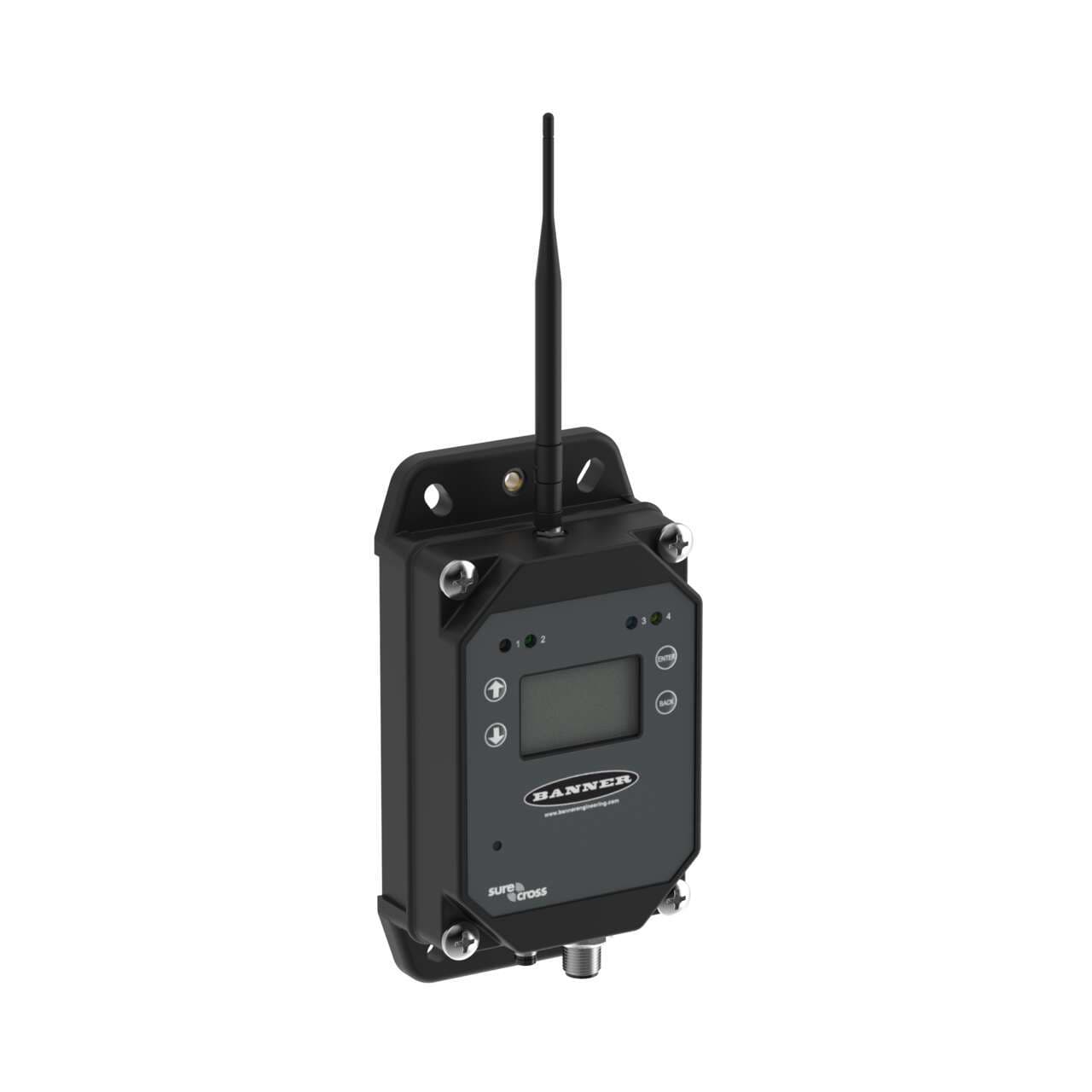Banner DXM1200-B1R1 DXM1200 Controller; DX80 Performance Gateway 900 MHz 1 W; M7 Processor, 16MB Memory, LCD Display; RS485, Ethernet (M8) Banner DXM1200-B1R1 DXM1200 Controller; DX80 Performance Gateway 900 MHz 1 W; M7 Processor, 16MB Memory, LCD Display; RS485, Ethernet (M8)