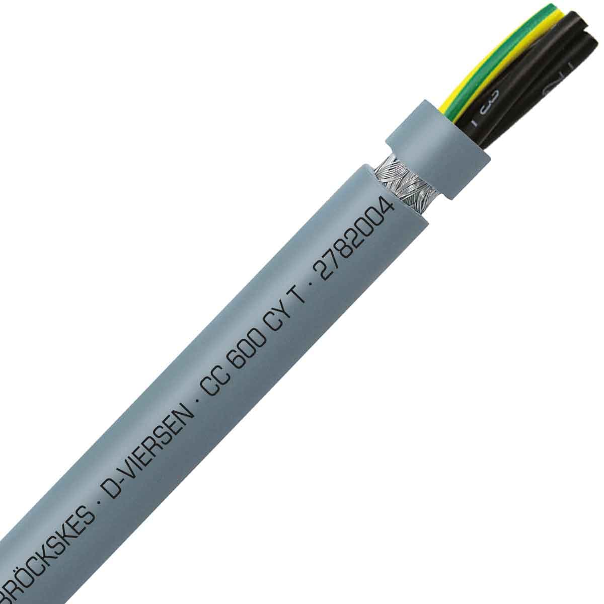 SAB 2782004 CC 600 CY T - 20 AWG/4c, shielded PVC flexible control cable, UL, CSA, CE, RoHS SAB 2782004 CC 600 CY T - 20 AWG/4c, shielded PVC flexible control cable, UL, CSA, CE, RoHS