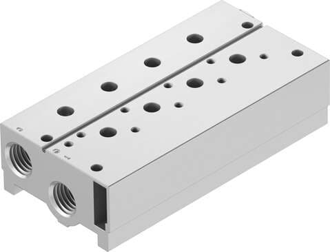 Festo 8026414 manifold block VABM-B10-30S-G12-3-P3 Grid dimension: 32 mm, Assembly position: Any, Max. number of valve positions: 3, Corrosion resistance classification CRC: 2 - Moderate corrosion stress, Product weight: 872 g Festo 8026414 manifold block VABM-B10-30S-G12-3-P3 Grid dimension: 32 mm, Assembly position: Any, Max. number of valve positions: 3, Corrosion resistance classification CRC: 2 - Moderate corrosion stress, Product weight: 872 g