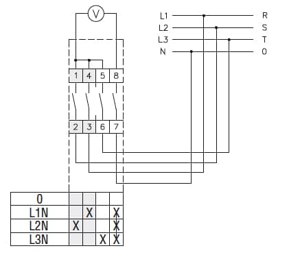 Lovato Electric GX2068O GX2068O Lovato - Rotary cam switch GX series, voltmeter switch for phase-neutral voltages 20A, for rear mounting with black handle, front plate 48X48mm Lovato Electric GX2068O GX2068O Lovato - Rotary cam switch GX series, voltmeter switch for phase-neutral voltages 20A, for rear mounting with black handle, front plate 48X48mm
