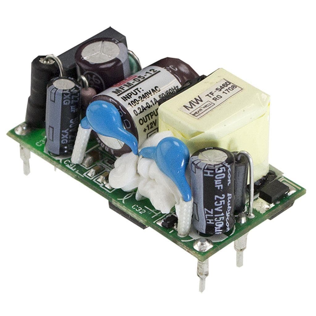 MEAN WELL MFM-05-3.3 AC-DC Single output Medical Open frame power supply; Output 3.3Vdc at 1.25A; PCB mount; 2xMOPP MEAN WELL MFM-05-3.3 AC-DC Single output Medical Open frame power supply; Output 3.3Vdc at 1.25A; PCB mount; 2xMOPP