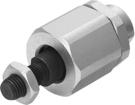 Festo 30984 self-aligning rod coupler FK-M5 Compensates for angular and radial misalignment, for fitting on piston rod side. Size: M5, Corrosion resistance classification CRC: 2 - Moderate corrosion stress, Ambient temperature: -40 - 150 °C, Product weight: 20 g, Mat Festo 30984 self-aligning rod coupler FK-M5 Compensates for angular and radial misalignment, for fitting on piston rod side. Size: M5, Corrosion resistance classification CRC: 2 - Moderate corrosion stress, Ambient temperature: -40 - 150 °C, Product weight: 20 g, Mat