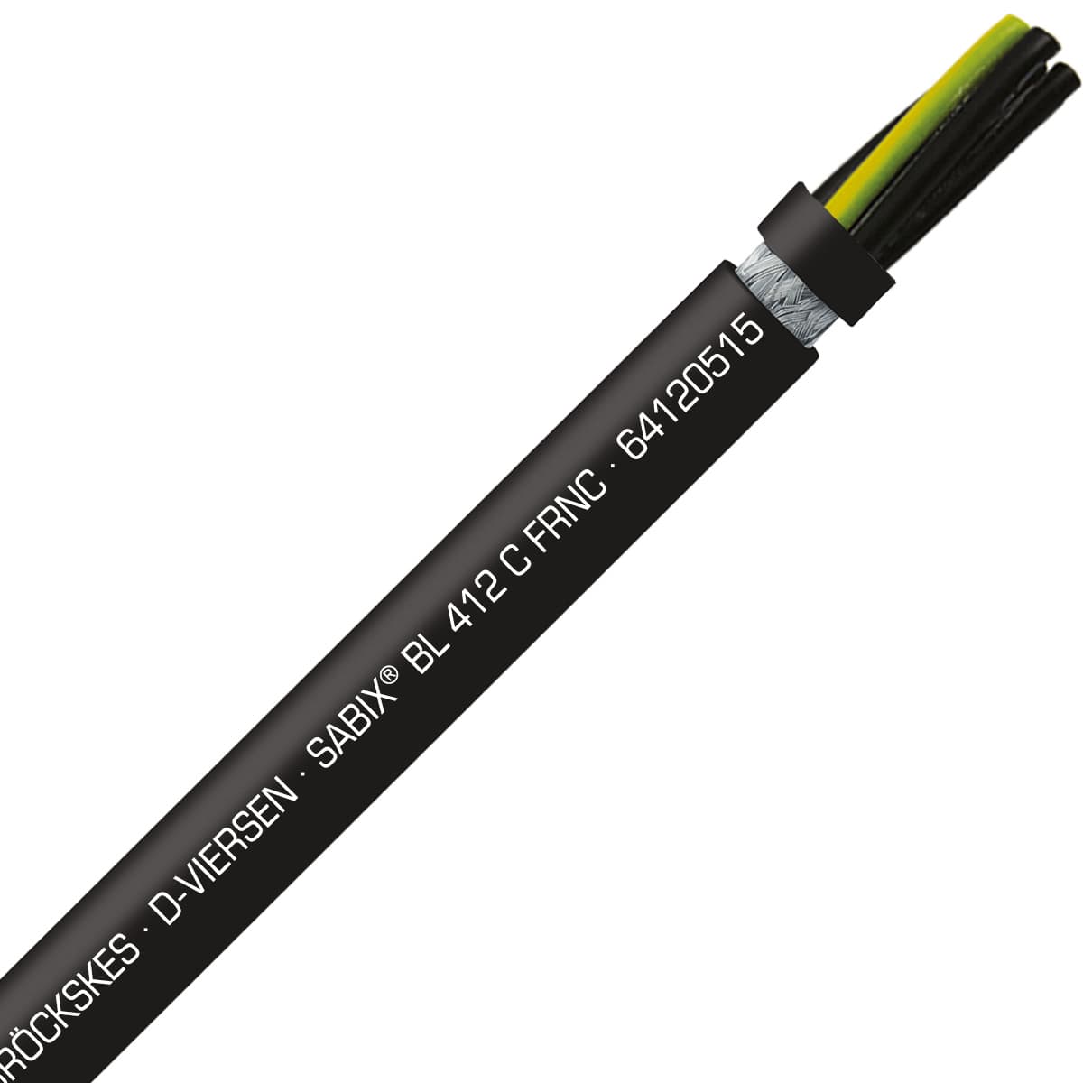 SAB 64120515 SABIX BL 412 C FRNC - 16 AWG/5c, shielded halogen-free flame retardant flexible power cable for shipboard, DNV-GL, CE, RoHS SAB 64120515 SABIX BL 412 C FRNC - 16 AWG/5c, shielded halogen-free flame retardant flexible power cable for shipboard, DNV-GL, CE, RoHS