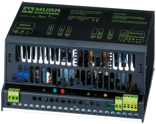 Murr Elektronik 85055 85055 Murrelektronik - MPS POWER SUPPLY 1-PHASE, IN: 185-265VAC OUT: 22-28V/10ADC Murr Elektronik 85055 85055 Murrelektronik - MPS POWER SUPPLY 1-PHASE, IN: 185-265VAC OUT: 22-28V/10ADC