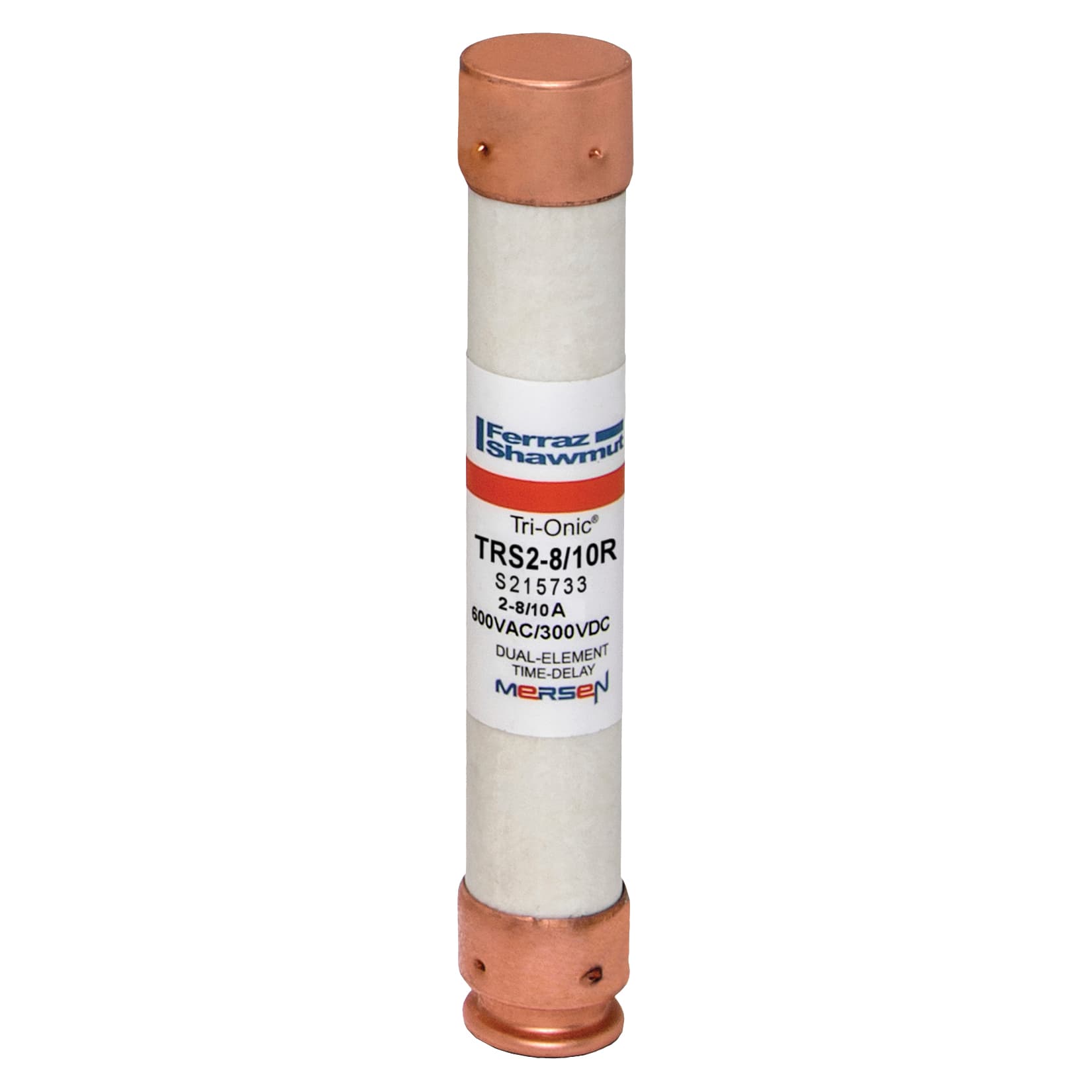 Mersen TRS2-8/10R TRS2-8/10R Mersen - Fuse TRS-R - Class RK5 - Time-Delay 600VAC 600VDC 2.8A Ferrule Tri-Onic® Mersen TRS2-8/10R TRS2-8/10R Mersen - Fuse TRS-R - Class RK5 - Time-Delay 600VAC 600VDC 2.8A Ferrule Tri-Onic®