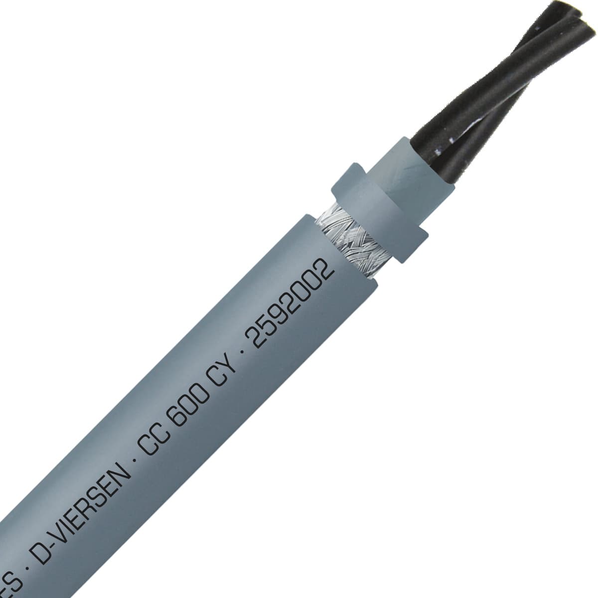 SAB 2592002 CC 600 CY - 20 AWG/2c, shielded oil resistant PVC flexible control cable, 600V, UL, CSA, VDE, CE, RoHS SAB 2592002 CC 600 CY - 20 AWG/2c, shielded oil resistant PVC flexible control cable, 600V, UL, CSA, VDE, CE, RoHS