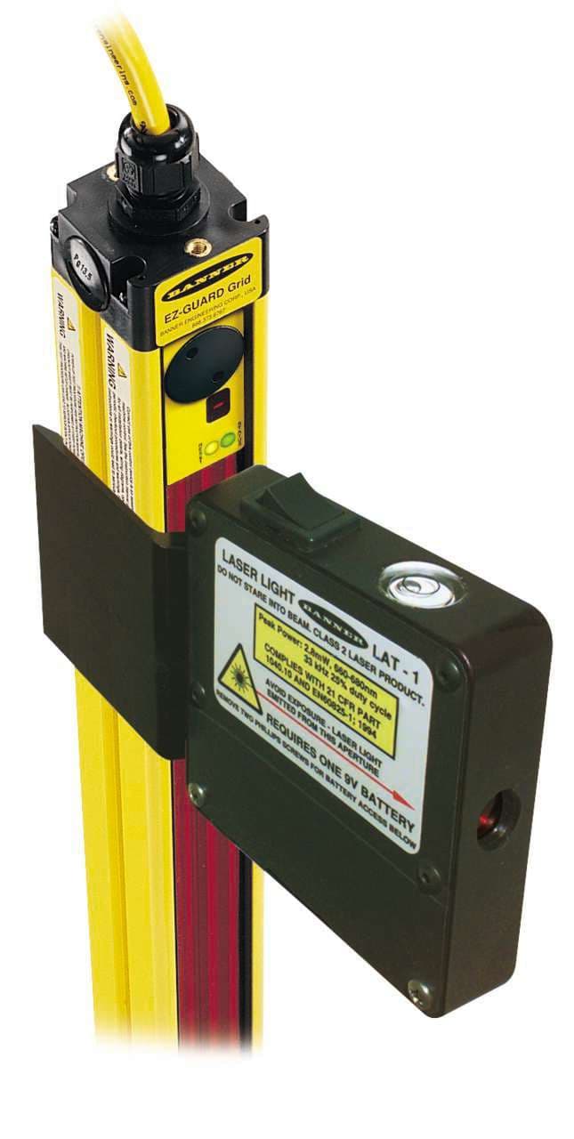 Banner LAT-1-SGS SGS Safety Grid System, Accessory; Laser Alignment Tool; Class 2 Laser; Visible Red; Mounting Clips Included for SGS Safety Grid System Banner LAT-1-SGS SGS Safety Grid System, Accessory; Laser Alignment Tool; Class 2 Laser; Visible Red; Mounting Clips Included for SGS Safety Grid System