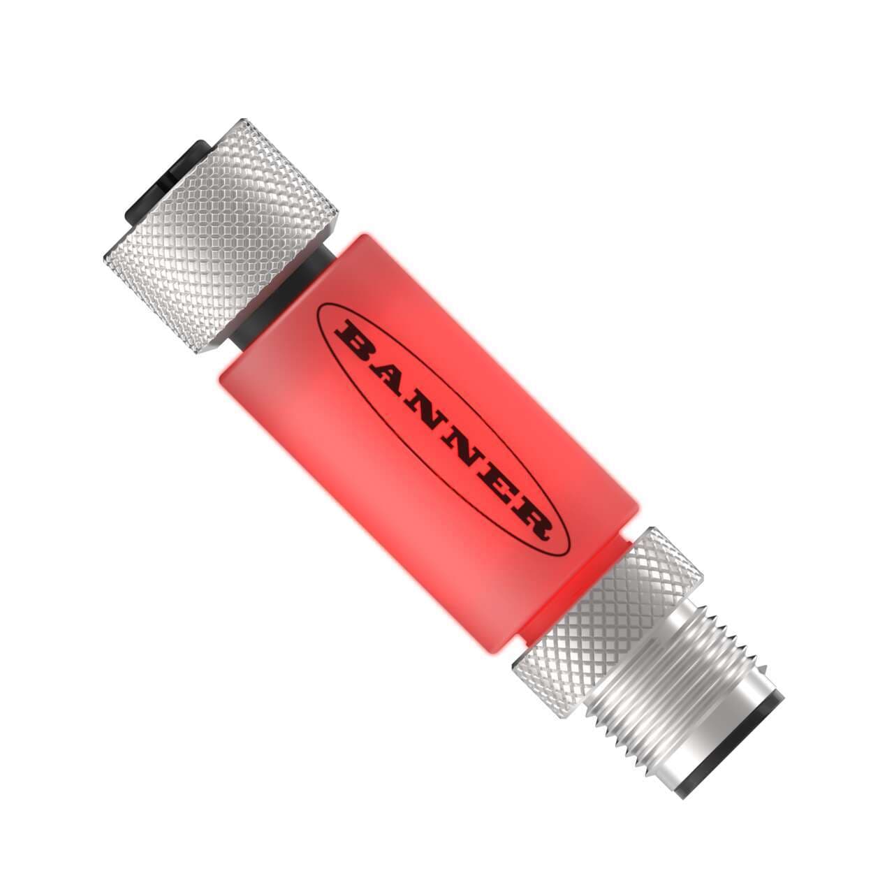 Banner TL15R4Q TL15 Series: 1-Color In-Line Status Indicator Segment; Voltage: 12 or 24 V dc; Housing: PVC; IP67; Input: PNP; Colors: Red, Pin 4; Male-Female 5-pin M12 Integral QD Banner TL15R4Q TL15 Series: 1-Color In-Line Status Indicator Segment; Voltage: 12 or 24 V dc; Housing: PVC; IP67; Input: PNP; Colors: Red, Pin 4; Male-Female 5-pin M12 Integral QD