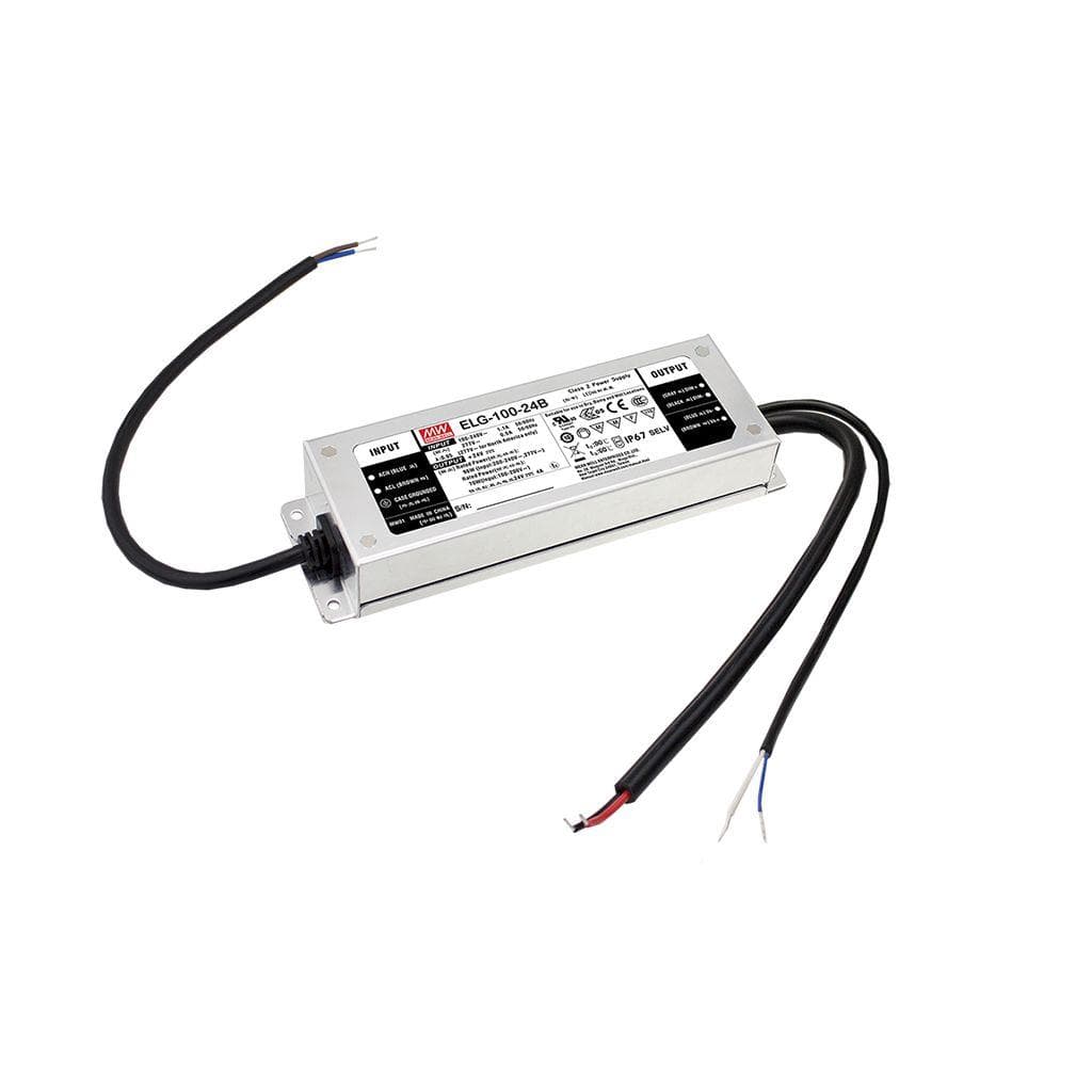 MEAN WELL ELG-100-54AB AC-DC Single output LED Driver Mix Mode (CV+CC) with PFC; Output 54Vdc at 1.78A; Dimming with 0-10Vdc 10V PWM resistance; IP65; Io and Vo adjustable through built-in potentiometer MEAN WELL ELG-100-54AB AC-DC Single output LED Driver Mix Mode (CV+CC) with PFC; Output 54Vdc at 1.78A; Dimming with 0-10Vdc 10V PWM resistance; IP65; Io and Vo adjustable through built-in potentiometer