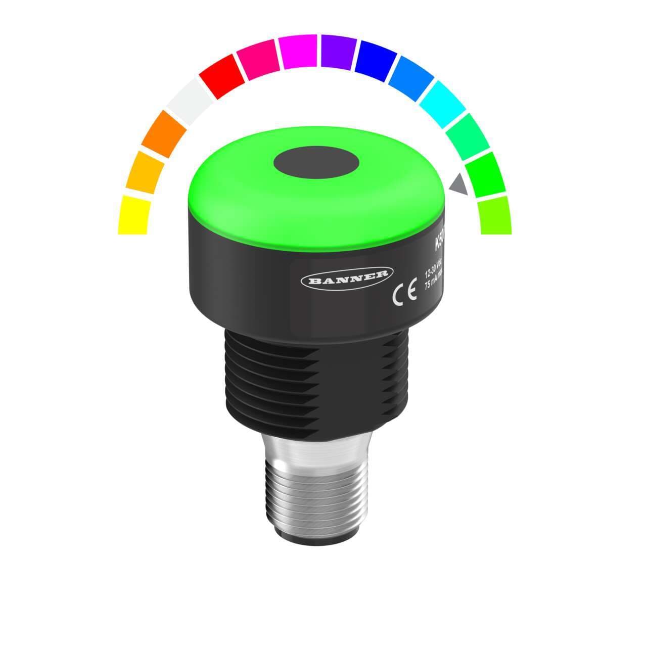 Banner K30PAF100AMRGB7Q Banner K30PAF100AMRGB7Q - K30 Pro with Pro Editor: 7-Color RGB Adjustable-Field Sensor; Voltage: 10-30 V dc; Housing: Polycarbonate; IP65; Range: 100 mm; Bimodal, NO, Momentary; Colors: Multicolor; 8-pin M12 Integral QD Banner K30PAF100AMRGB7Q Banner K30PAF100AMRGB7Q - K30 Pro with Pro Editor: 7-Color RGB Adjustable-Field Sensor; Voltage: 10-30 V dc; Housing: Polycarbonate; IP65; Range: 100 mm; Bimodal, NO, Momentary; Colors: Multicolor; 8-pin M12 Integral QD