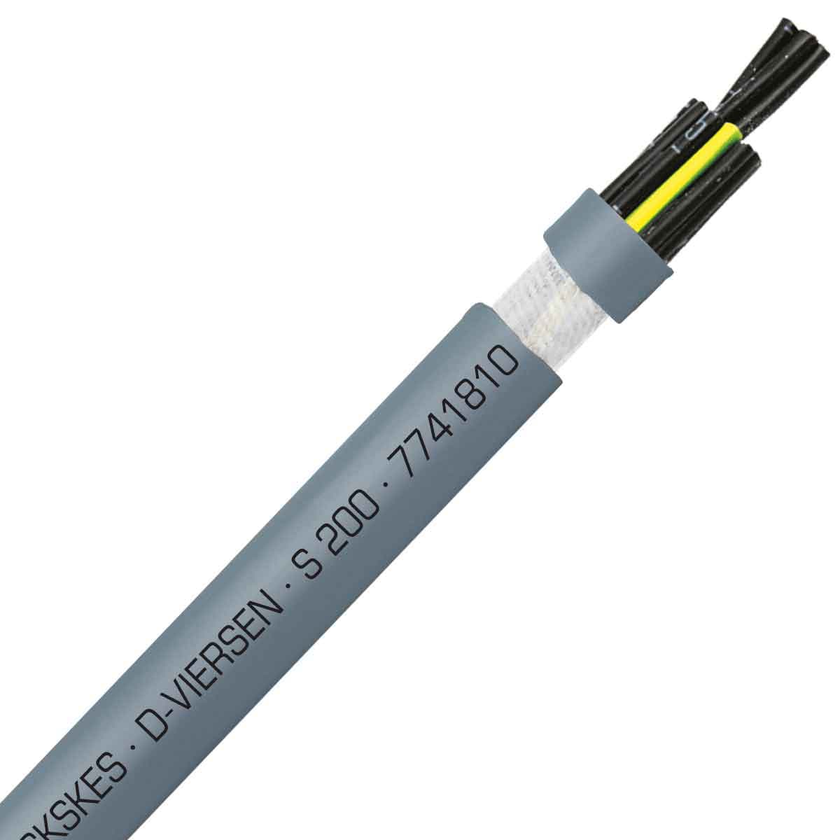 SAB 7741810 S 200 - 18 AWG/18c, halogen free continuous flex oil resistant data & control cable, CE, RoHS SAB 7741810 S 200 - 18 AWG/18c, halogen free continuous flex oil resistant data & control cable, CE, RoHS