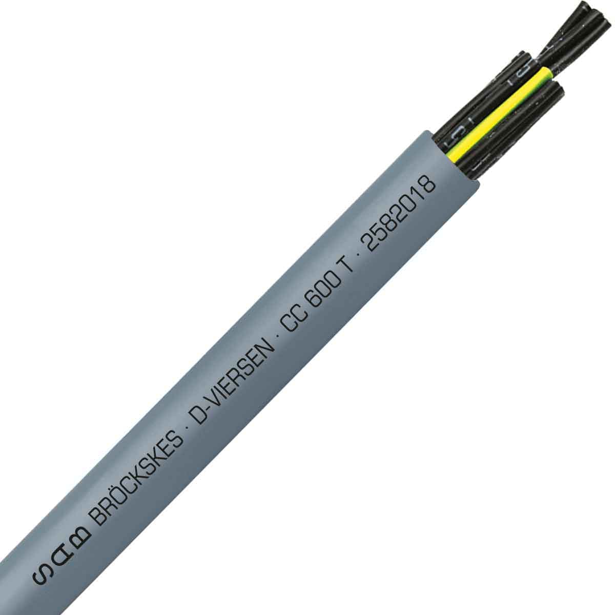 SAB 2582018 CC 600 T- 20 AWG/18c, oil resistant PVC control cable, 105°C, UL, CSA, CE, RoHS SAB 2582018 CC 600 T- 20 AWG/18c, oil resistant PVC control cable, 105°C, UL, CSA, CE, RoHS