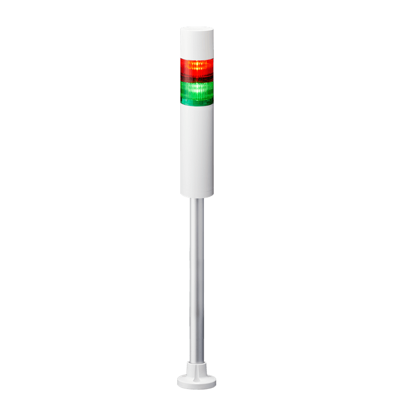 Patlite LR6-2M2PJBW-RG 60mm 2-tier Signal Tower, 100-240V AC, Pole Mount with Circular Bracket and Cable, Flashing/Buzzer, Off-white Patlite LR6-2M2PJBW-RG 60mm 2-tier Signal Tower, 100-240V AC, Pole Mount with Circular Bracket and Cable, Flashing/Buzzer, Off-white