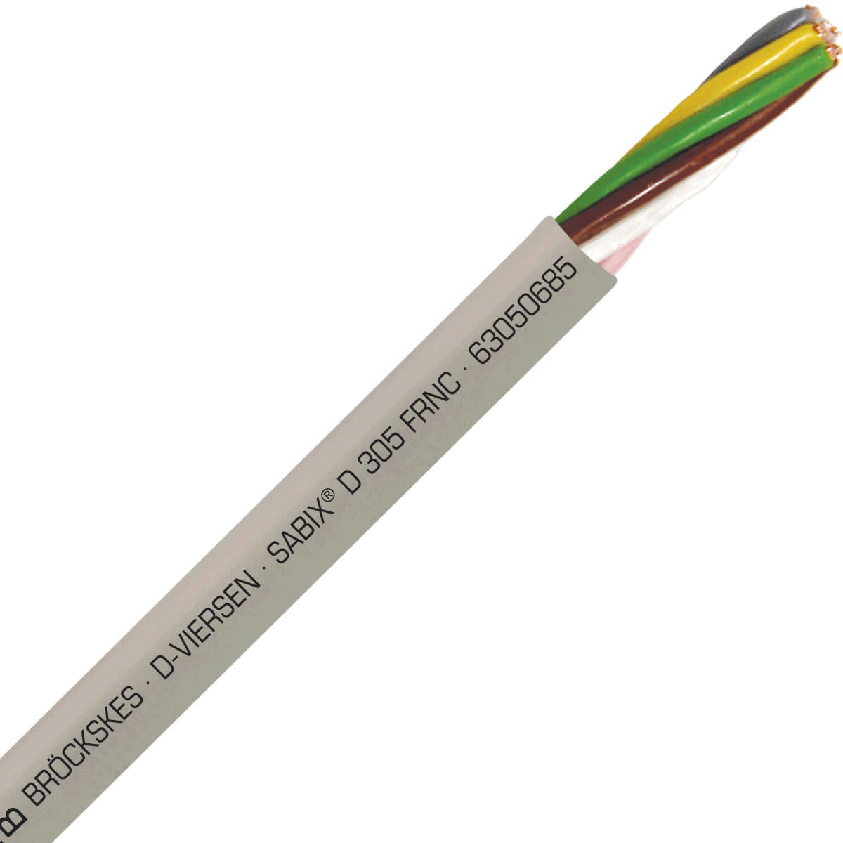 SAB 63050685 SABIX D 305 FRNC - 16 AWG/6c, halogen-free flame retardant flexible SABIX data cable, CE, RoHS SAB 63050685 SABIX D 305 FRNC - 16 AWG/6c, halogen-free flame retardant flexible SABIX data cable, CE, RoHS