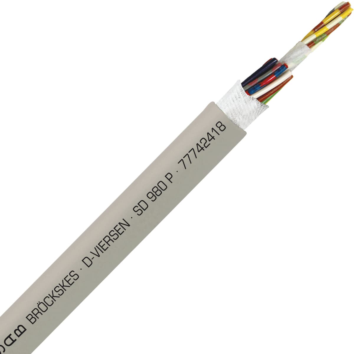 SAB 77742418 SD 980 P - 24 AWG/18c, heavy duty halogen-free PUR continuous flex data cable, UL, CSA, CE, RoHS SAB 77742418 SD 980 P - 24 AWG/18c, heavy duty halogen-free PUR continuous flex data cable, UL, CSA, CE, RoHS