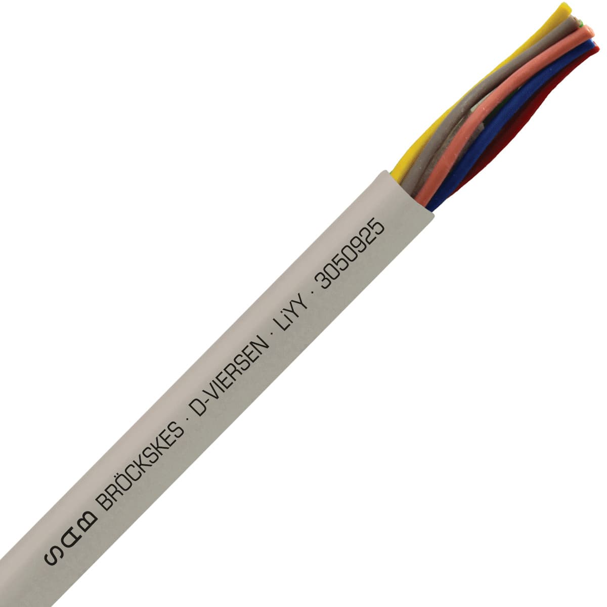 SAB 3050925 LiYY - 24 AWG/2c, multi-conductor signal and control PVC cable with DIN color code SAB 3050925 LiYY - 24 AWG/2c, multi-conductor signal and control PVC cable with DIN color code