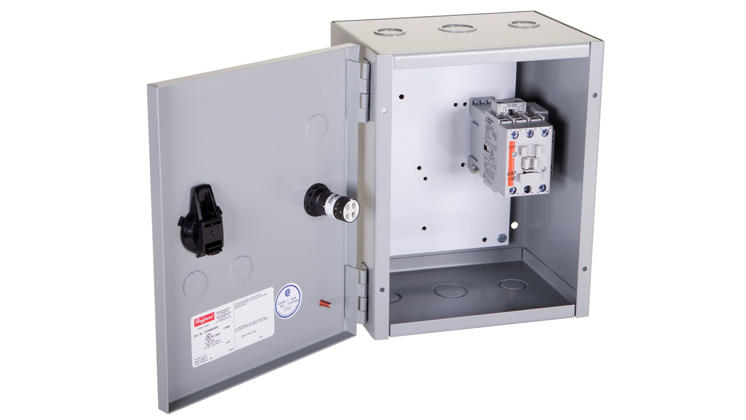 Sprecher + Schuh CA7-85-XO-G7 Sprecher + Schuh CA7-85-XO-G7 - CA7 Enc. Contactor FVNR, 85 A, CPT 208/24V (50/60Hz) AC, Type 1, Hand-Off-Auto SS Sprecher + Schuh CA7-85-XO-G7 Sprecher + Schuh CA7-85-XO-G7 - CA7 Enc. Contactor FVNR, 85 A, CPT 208/24V (50/60Hz) AC, Type 1, Hand-Off-Auto SS