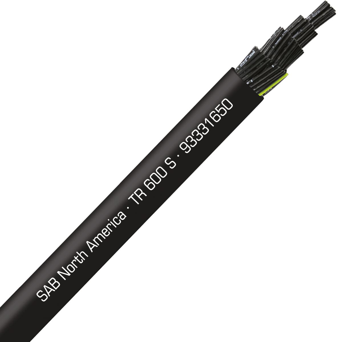 SAB 93331650 TR 600 S - 16 AWG/50c, oil resistant flexible exposed run tray cable, UL, CSA, WTTC, NFPA 79, CE RoHS SAB 93331650 TR 600 S - 16 AWG/50c, oil resistant flexible exposed run tray cable, UL, CSA, WTTC, NFPA 79, CE RoHS