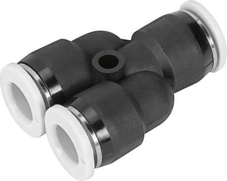 Festo 572300 push-in Y-connector QBMY-5/32T-U Size: Mini, Nominal size: 0,118 ", Assembly position: Any, Design structure: Push/pull principle, Operating pressure complete temperature range: -13,8 - 145 Psi Festo 572300 push-in Y-connector QBMY-5/32T-U Size: Mini, Nominal size: 0,118 ", Assembly position: Any, Design structure: Push/pull principle, Operating pressure complete temperature range: -13,8 - 145 Psi