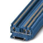 Phoenix Contact 3209552 Feed-through terminal block, nom. voltage: 800 V, nominal current: 24 A, connection method: Push-in connection, number of connections: 3, cross section: 0.14 mm² - 4 mm², AWG: 26 - 12, width: 5.2 mm, height: 35.2 mm, color: blue, mounting type: NS 35/7,5, Phoenix Contact 3209552 Feed-through terminal block, nom. voltage: 800 V, nominal current: 24 A, connection method: Push-in connection, number of connections: 3, cross section: 0.14 mm² - 4 mm², AWG: 26 - 12, width: 5.2 mm, height: 35.2 mm, color: blue, mounting type: NS 35/7,5,