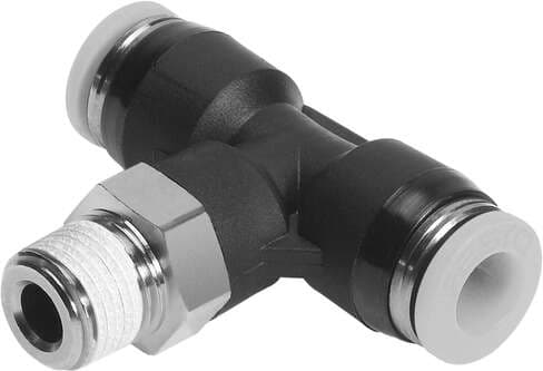 Festo 562579 push-in T-fitting QBT-1/8-3/8-U-M 360° orientable, male thread with external hexagon. Size: Standard, Nominal size: 0,236 ", Type of seal on screw-in stud: coating, Operating pressure complete temperature range: -13,8 - 145 Psi, Maritime classification: s Festo 562579 push-in T-fitting QBT-1/8-3/8-U-M 360° orientable, male thread with external hexagon. Size: Standard, Nominal size: 0,236 ", Type of seal on screw-in stud: coating, Operating pressure complete temperature range: -13,8 - 145 Psi, Maritime classification: s