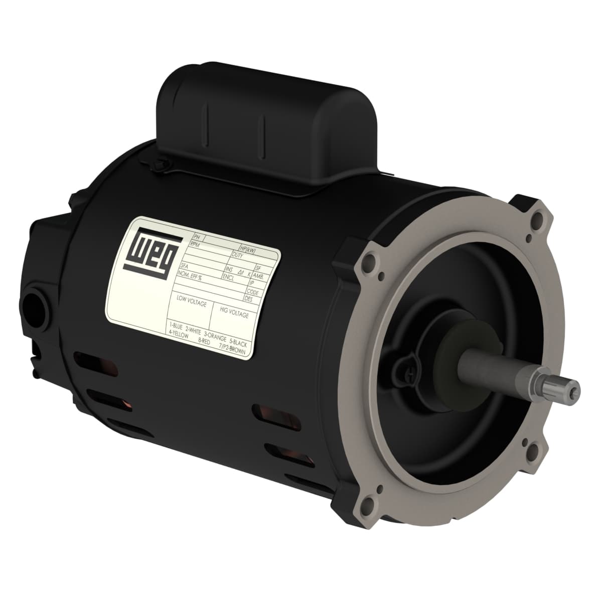 WEG 11086177 Wjet Pump Start Capacitor 0.33 HP 2P W56J 1Ph 115/208-230 V 60 Hz IC01 - ODP - Footless WEG 11086177 Wjet Pump Start Capacitor 0.33 HP 2P W56J 1Ph 115/208-230 V 60 Hz IC01 - ODP - Footless