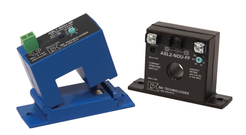 NK Technologies ASL2-NCU-SP AC Current Switch, Split Core, Linear Adjustable Setpoint, 20-50 Amp Range, Top Terminals, SmartLED, N.C., 0.20 A @ 135 VAC/VDC NK Technologies ASL2-NCU-SP AC Current Switch, Split Core, Linear Adjustable Setpoint, 20-50 Amp Range, Top Terminals, SmartLED, N.C., 0.20 A @ 135 VAC/VDC