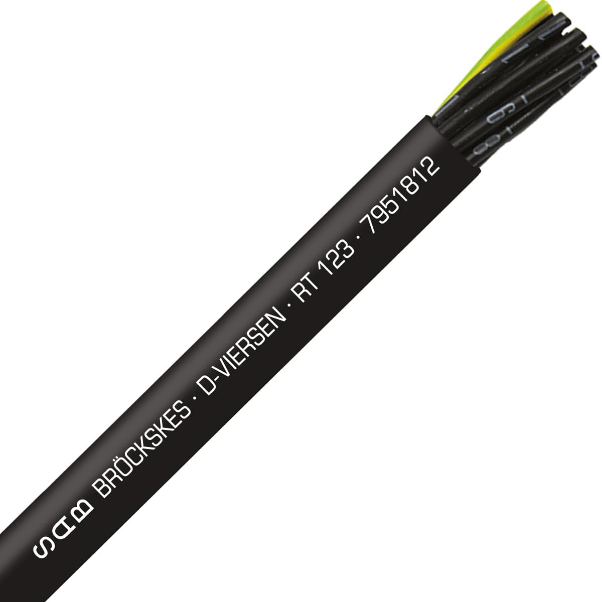 SAB 7951812 RT 123 - 18 AWG/12c, PUR rugged and dependable robot/track cable, �450� torsion SAB 7951812 RT 123 - 18 AWG/12c, PUR rugged and dependable robot/track cable, �450� torsion