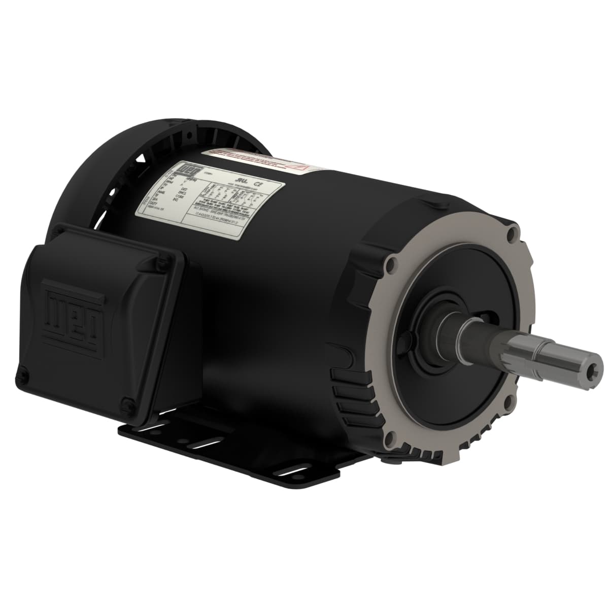 WEG 00218ET3H145JM-SG Rolled Steel JM Pump NEMA Premium Efficiency 2 HP 4P 143/5JM 3Ph 575 V 60 Hz IC411 - TEFC - Foot-mounted WEG 00218ET3H145JM-SG Rolled Steel JM Pump NEMA Premium Efficiency 2 HP 4P 143/5JM 3Ph 575 V 60 Hz IC411 - TEFC - Foot-mounted