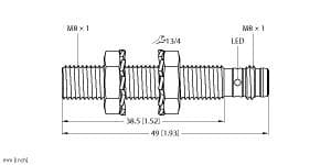 Turck BI1.5-EG08-AP6X-V1131 BI1.5-EG08-AP6X-V1131 Turck - BI1.5-EG08-AP6X-V1131 Inductive Sensor Turck BI1.5-EG08-AP6X-V1131 BI1.5-EG08-AP6X-V1131 Turck - BI1.5-EG08-AP6X-V1131 Inductive Sensor