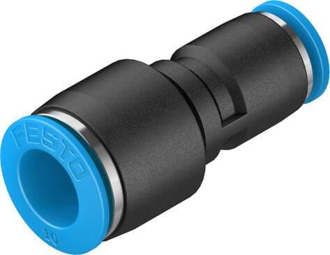 Festo 130607 push-in connector QS-10-6 reducing. Size: Standard, Nominal size: 3,7 mm, Assembly position: Any, Container size: 10, Design structure: Push/pull principle Festo 130607 push-in connector QS-10-6 reducing. Size: Standard, Nominal size: 3,7 mm, Assembly position: Any, Container size: 10, Design structure: Push/pull principle