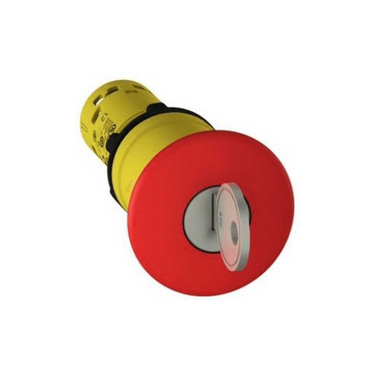 Schneider Electric XB7NS9445 Schneider Electric XB7NS9445 is a push-button designed for emergency switching off (ESO) or shutdown (ESD) applications, part of the XB7 sub-range. This emergency stop mushroom button features a plastic body with a round shape and offers a rated impulse voltage (Uimp) of 4 kV. It is equipped with a 22 mm diameter mushroom head and provides a degree of protection rated at IP65, NEMA 3, and NEMA 12. The mechanical durability of this part is rated at 100,000 operations at no load, with dimensions including a net height of 40 mm, depth of 72 mm, and width of 40 mm. It includes 1 Normally Closed (NC) auxiliary contact and offers short-circuit protection via a 4A gG cartridge fuse. The control circuit's rated current is 1.5 A at 120Vac (AC-15), 0.75 A at 240Vac (AC-15), 0.22 A at 125Vdc (DC-13), and 0.1 A at 250Vdc (DC-13). This unit features screw-clamp terminals, operates in a key-to-release stay-put (maintained/latched) mode, and utilizes a Ronis no.455 key for its interlock type. Schneider Electric XB7NS9445 Schneider Electric XB7NS9445 is a push-button designed for emergency switching off (ESO) or shutdown (ESD) applications, part of the XB7 sub-range. This emergency stop mushroom button features a plastic body with a round shape and offers a rated impulse voltage (Uimp) of 4 kV. It is equipped with a 22 mm diameter mushroom head and provides a degree of protection rated at IP65, NEMA 3, and NEMA 12. The mechanical durability of this part is rated at 100,000 operations at no load, with dimensions including a net height of 40 mm, depth of 72 mm, and width of 40 mm. It includes 1 Normally Closed (NC) auxiliary contact and offers short-circuit protection via a 4A gG cartridge fuse. The control circuit's rated current is 1.5 A at 120Vac (AC-15), 0.75 A at 240Vac (AC-15), 0.22 A at 125Vdc (DC-13), and 0.1 A at 250Vdc (DC-13). This unit features screw-clamp terminals, operates in a key-to-release stay-put (maintained/latched) mode, and utilizes a Ronis no.455 key for its interlock type.