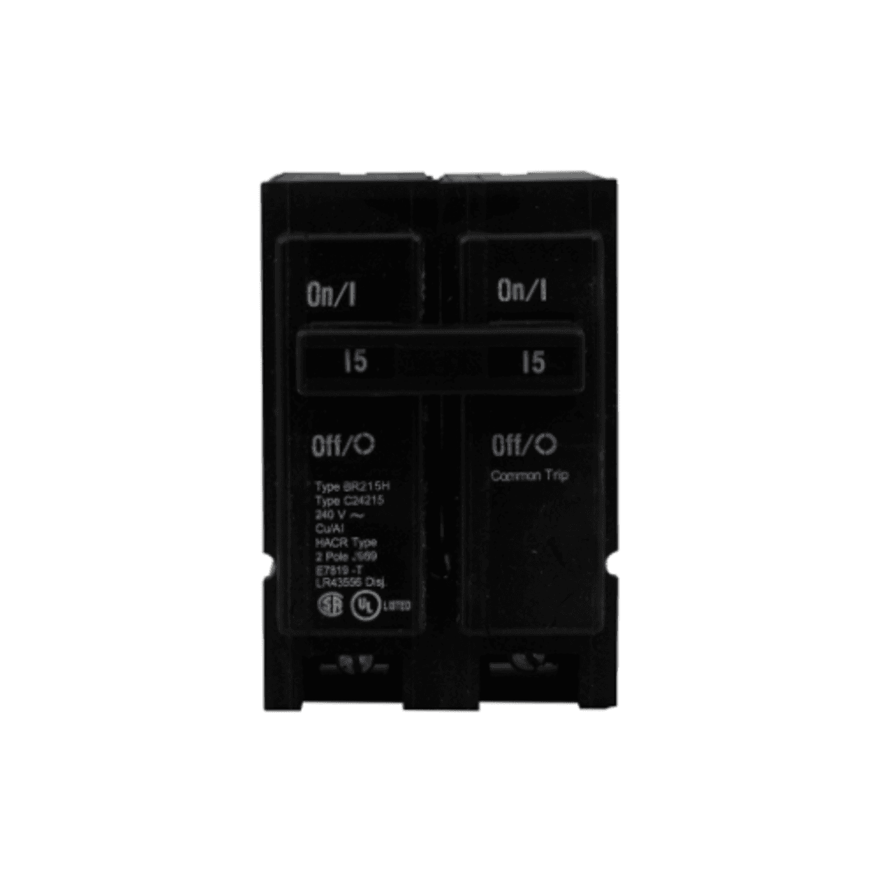 Eaton BR230H BR230H Eaton - Eaton BR thermal magnetic circuit breaker,Type BR 1-Inch plug-on high-magnetic circuit breaker,High-magnetic,30 A,10 kAIC,Two-pole,240V,BR,Common breaker trip,#14-4 AWG Cu/Al,Q28,BR,Type BR Loadcenters Eaton BR230H BR230H Eaton - Eaton BR thermal magnetic circuit breaker,Type BR 1-Inch plug-on high-magnetic circuit breaker,High-magnetic,30 A,10 kAIC,Two-pole,240V,BR,Common breaker trip,#14-4 AWG Cu/Al,Q28,BR,Type BR Loadcenters