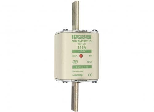 Mersen Z227975 NH fuse-link aM, 690VAC, size 2, 315A double indicator/live tags Mersen Z227975 NH fuse-link aM, 690VAC, size 2, 315A double indicator/live tags