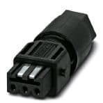 Phoenix Contact 1065121 Connector, QUICKON connection, number of positions: 3+PE, 0.5 mm² ... 1.5 mm², 400 V, 16 A AC, black, with one QUICKON nut, cable diameter range: 7 mm ... 13 mm Phoenix Contact 1065121 Connector, QUICKON connection, number of positions: 3+PE, 0.5 mm² ... 1.5 mm², 400 V, 16 A AC, black, with one QUICKON nut, cable diameter range: 7 mm ... 13 mm