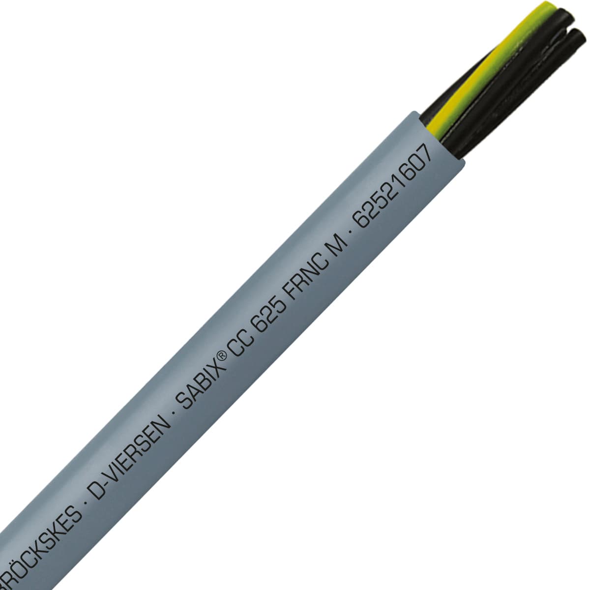 SAB 62521607 SABIX CC 625 FRNC M - 16 AWG/7c, halogen-free flame retardant flexible control cable, UL, CSA, CE, RoHS SAB 62521607 SABIX CC 625 FRNC M - 16 AWG/7c, halogen-free flame retardant flexible control cable, UL, CSA, CE, RoHS