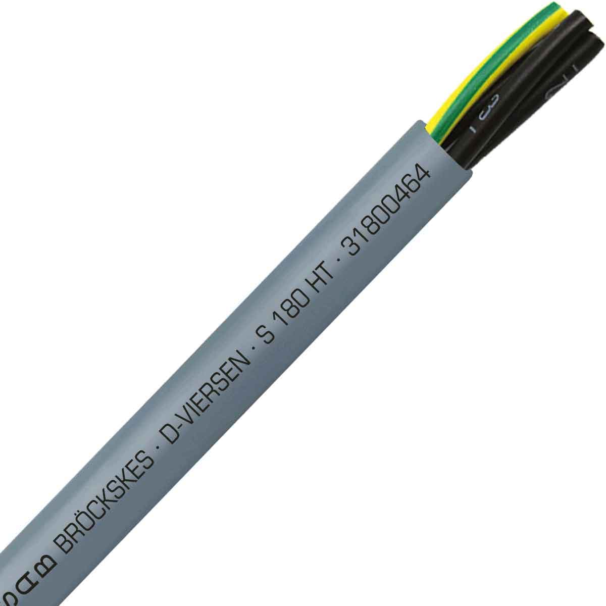 SAB 31800464 S 180 HT - 2 AWG/4c, high temperature continuous flex silicone cable, CE, RoHS SAB 31800464 S 180 HT - 2 AWG/4c, high temperature continuous flex silicone cable, CE, RoHS