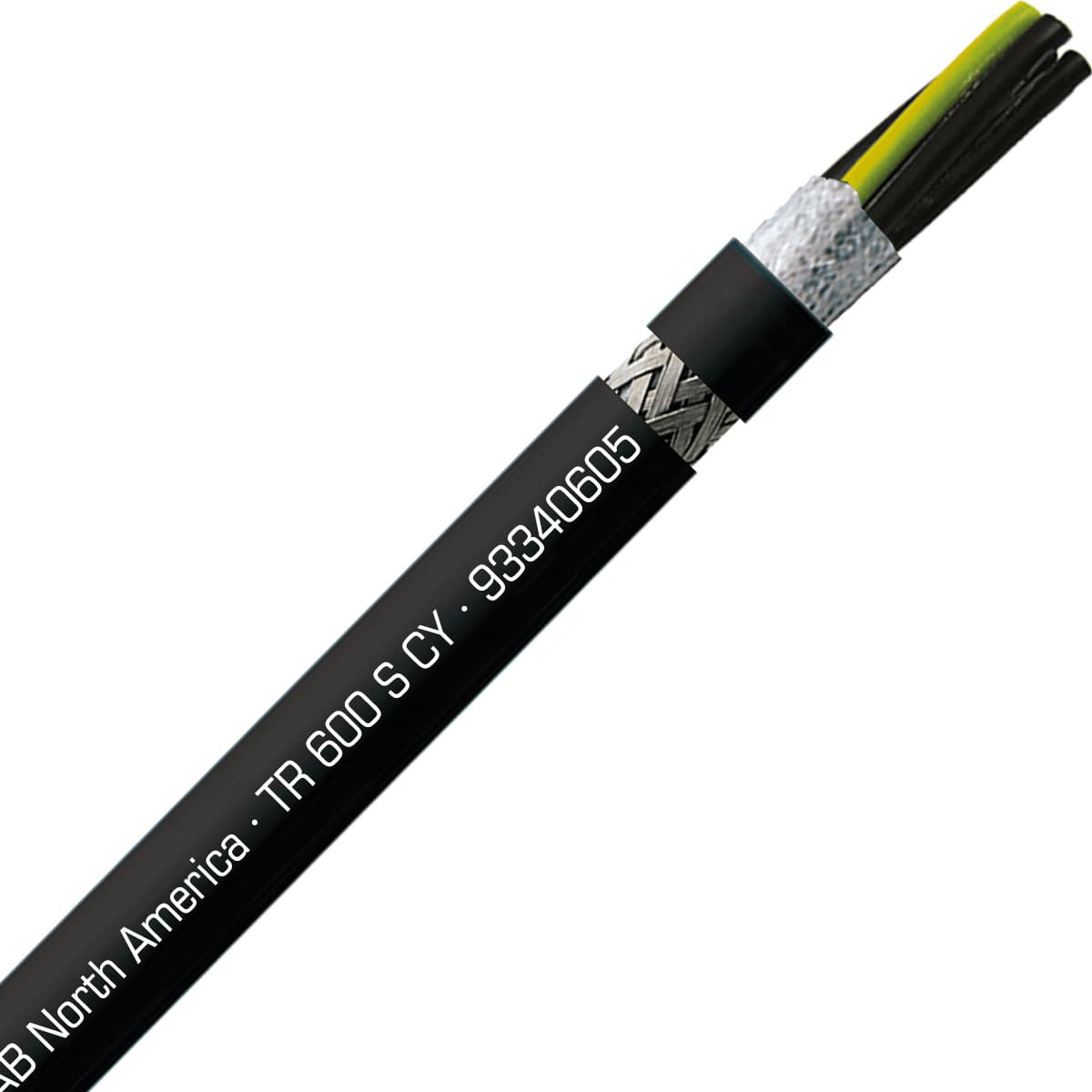 SAB 93340605 TR 600 S CY - 6 AWG/5c, shielded oil resistant flexible exposed run tray cable,UL, CSA, WTTC, CE RoHS SAB 93340605 TR 600 S CY - 6 AWG/5c, shielded oil resistant flexible exposed run tray cable,UL, CSA, WTTC, CE RoHS