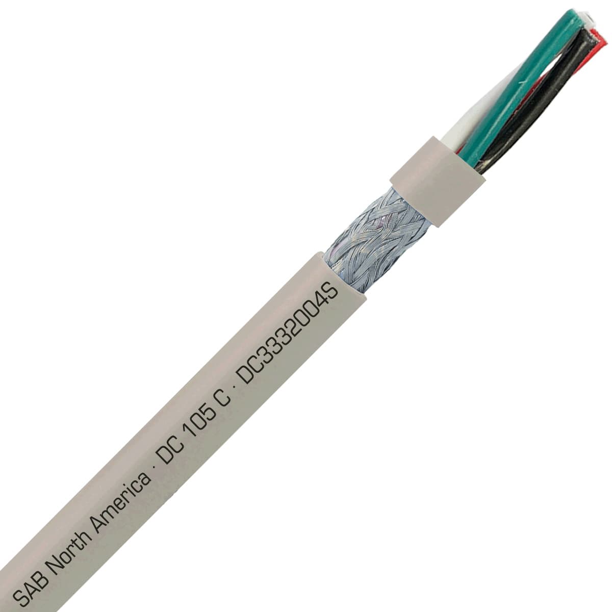 SAB DC3332004S DC 105 C - 20 AWG/4c, shielded flexible oil resistant data cable, UL, CSA, CE, RoHS SAB DC3332004S DC 105 C - 20 AWG/4c, shielded flexible oil resistant data cable, UL, CSA, CE, RoHS