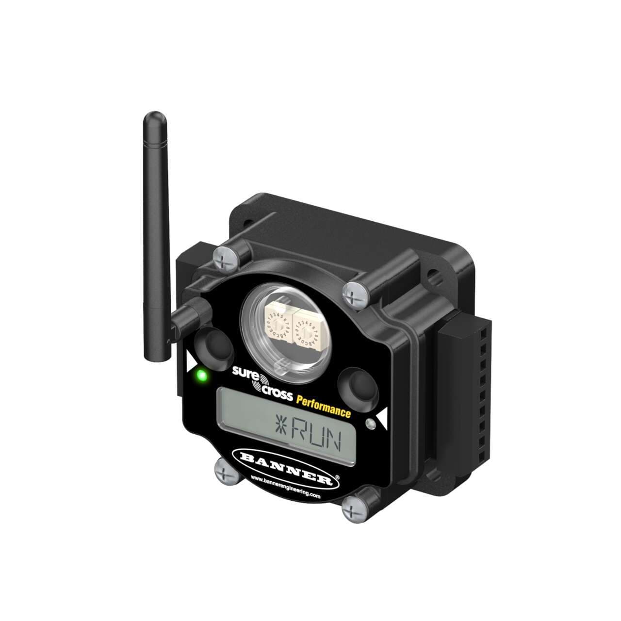 Banner DX80G2M6S-PM8C PM Series Gateway - LCD Selectable I/O Mapping; 2.4 GHz IP20, NEMA 1; Inputs: Six Sourcing/PNP Discrete; Outputs: Six Sourcing/PNP Discrete; External Terminals Banner DX80G2M6S-PM8C PM Series Gateway - LCD Selectable I/O Mapping; 2.4 GHz IP20, NEMA 1; Inputs: Six Sourcing/PNP Discrete; Outputs: Six Sourcing/PNP Discrete; External Terminals