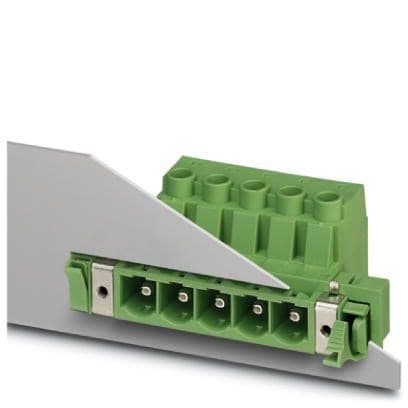 Phoenix Contact 1703522 Feed-through connector, nominal cross section: 16 mm², color: green, nominal current: 76 A, rated voltage (III/2): 1000 V, contact surface: Silver, type of contact: Male connector, number of potentials: 9, number of rows: 1, number of positions: 9, numbe Phoenix Contact 1703522 Feed-through connector, nominal cross section: 16 mm², color: green, nominal current: 76 A, rated voltage (III/2): 1000 V, contact surface: Silver, type of contact: Male connector, number of potentials: 9, number of rows: 1, number of positions: 9, numbe