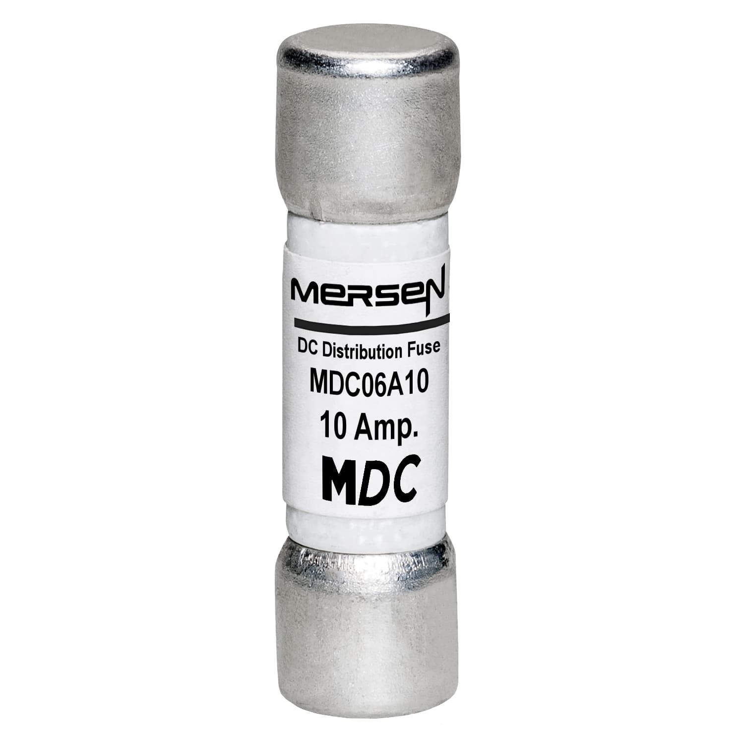 Mersen MDC06A10 MDC06A10 Mersen Fuse MDC06A - DC Distribution 600VAC 600VDC 10A Type Auxiliary Ferrule Mersen MDC06A10 MDC06A10 Mersen Fuse MDC06A - DC Distribution 600VAC 600VDC 10A Type Auxiliary Ferrule
