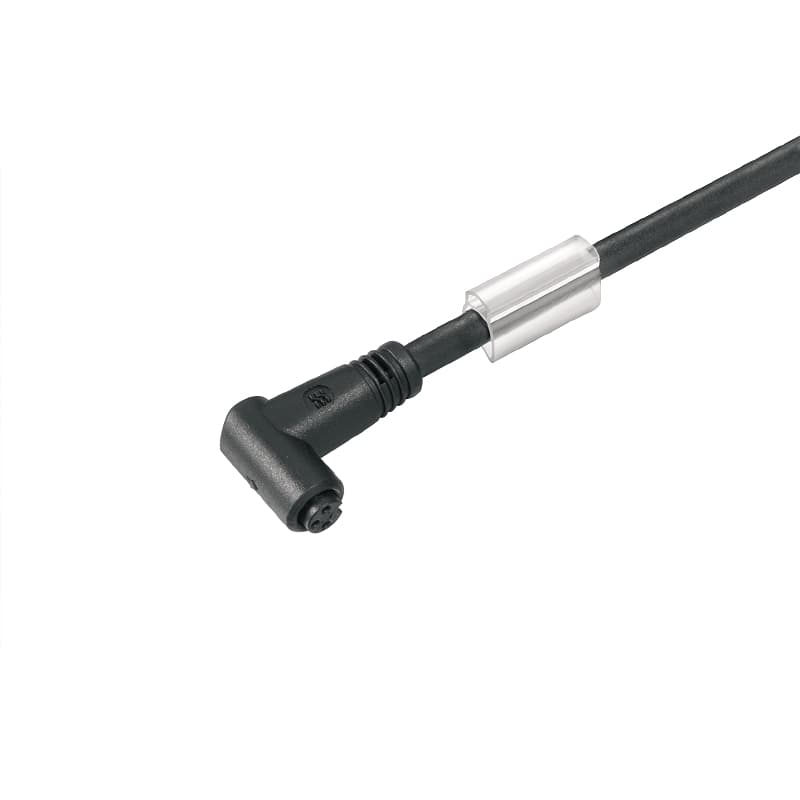 Weidmuller 1948540150 Sensor/actuator line, One end without connector, M8, Number of poles : 4, 1.5 m, Socket, angled, Shielded: No, LED: No, Sheath material: PUR, Halogen: No Weidmuller 1948540150 Sensor/actuator line, One end without connector, M8, Number of poles : 4, 1.5 m, Socket, angled, Shielded: No, LED: No, Sheath material: PUR, Halogen: No