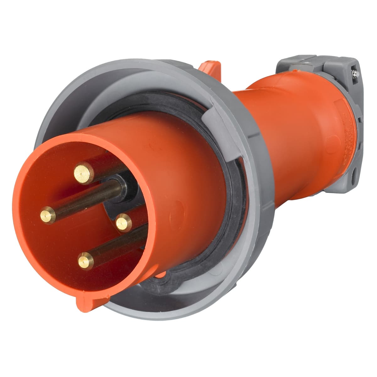 Hubbell HBL420P12W Heavy Duty Products, IEC Pin and Sleeve Devices, Industrial Grade, Male Plug, 20A 125/250V, 3-Pole 4-Wire Grounding, Terminal Screws, Orange, Watertight ; Solid one-piece pins for reliable electrical contact ; Gasketed sealing ring provides watertight se Hubbell HBL420P12W Heavy Duty Products, IEC Pin and Sleeve Devices, Industrial Grade, Male Plug, 20A 125/250V, 3-Pole 4-Wire Grounding, Terminal Screws, Orange, Watertight ; Solid one-piece pins for reliable electrical contact ; Gasketed sealing ring provides watertight se
