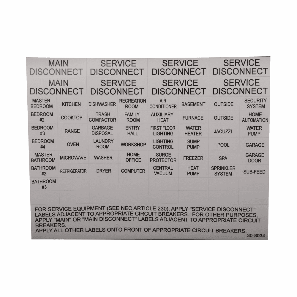 Eaton CHBL CHBL Eaton - Eaton CH Circuit Identification Label,Circuit identification label,CH,0.75 in,Quantity: 25,Used with CH 3/4 in Loadcenters Eaton CHBL CHBL Eaton - Eaton CH Circuit Identification Label,Circuit identification label,CH,0.75 in,Quantity: 25,Used with CH 3/4 in Loadcenters