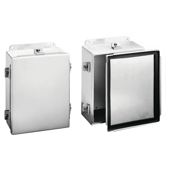 Hoffman A1412NFAL Aluminum Clamp-Cover, Type 4X, 14x12x6 Hoffman A1412NFAL Aluminum Clamp-Cover, Type 4X, 14x12x6