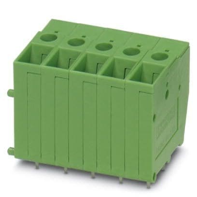 Phoenix Contact 1703021 PCB terminal block, nominal current: 32 A, rated voltage (III/2): 630 V, nominal cross section: 4 mm², number of potentials: 1, number of rows: 1, number of positions per row: 1, product range: FRONT 4-V, pitch: 7.62 mm, connection method: Front screw co Phoenix Contact 1703021 PCB terminal block, nominal current: 32 A, rated voltage (III/2): 630 V, nominal cross section: 4 mm², number of potentials: 1, number of rows: 1, number of positions per row: 1, product range: FRONT 4-V, pitch: 7.62 mm, connection method: Front screw co