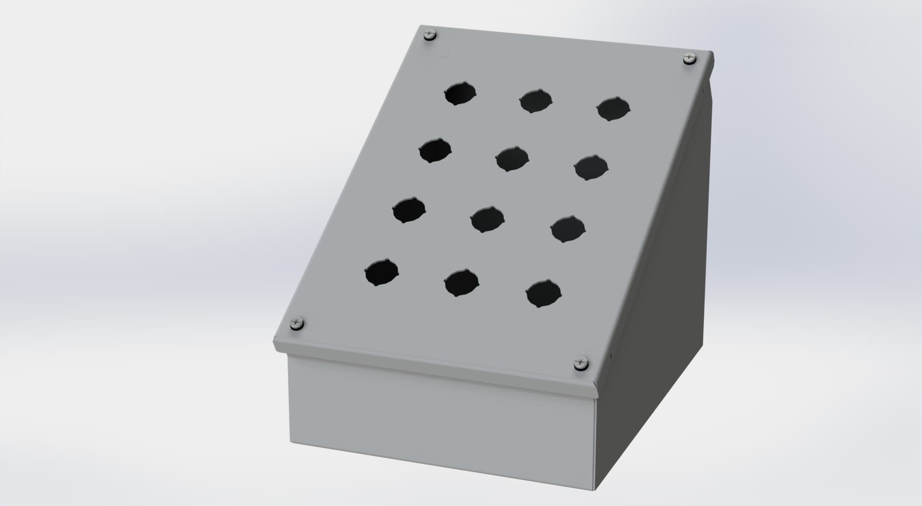 Saginaw Control SCE-12SPBAI PBAI Enclosure, Height:11.75", Width:8.50", Depth:9.00", ANSI-61 gray powder coating inside and out. Saginaw Control SCE-12SPBAI PBAI Enclosure, Height:11.75", Width:8.50", Depth:9.00", ANSI-61 gray powder coating inside and out.