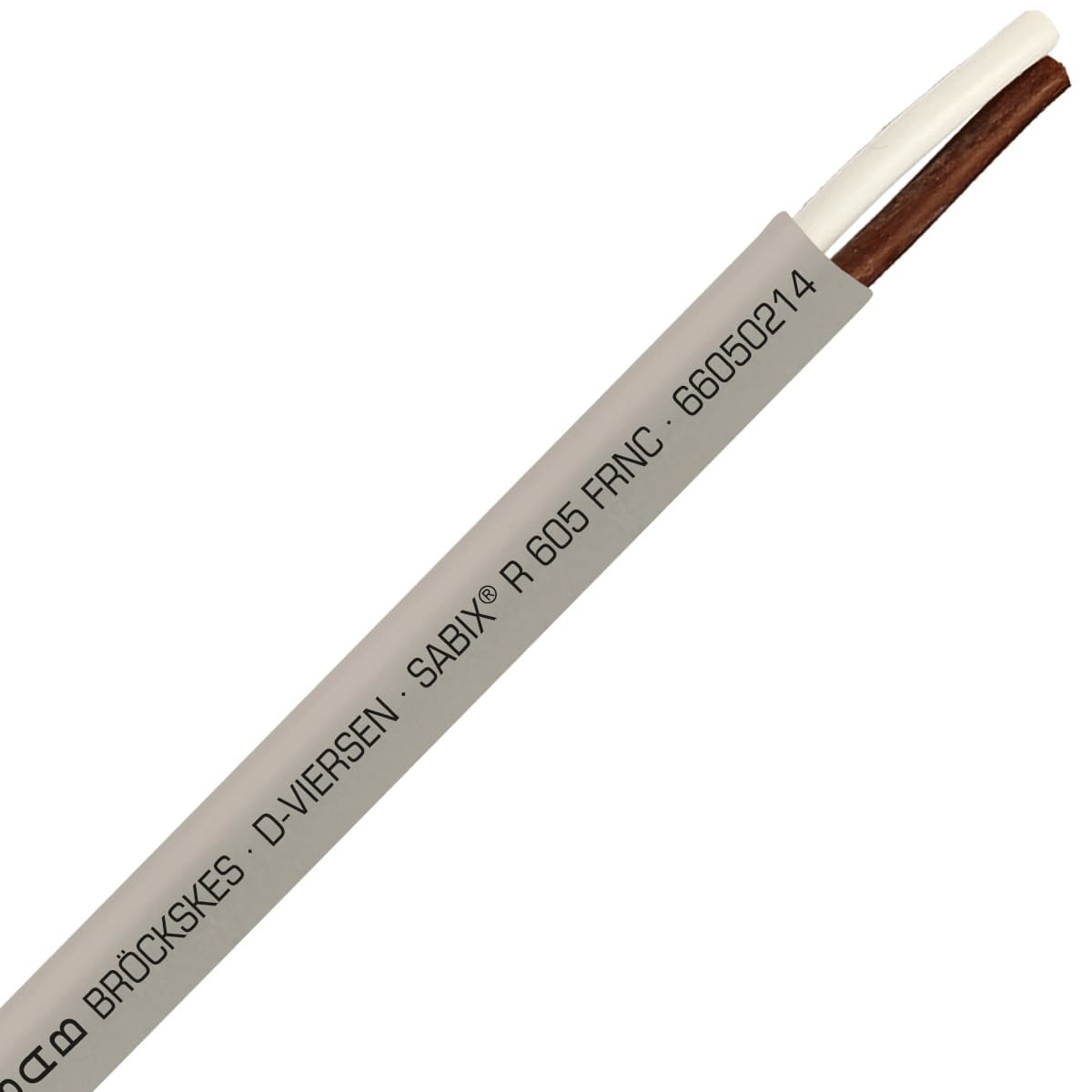 SAB 66050214 SABIX R 605 FRNC - 26 AWG/2c, halogen-free flame retardant rail data cable, CE, RoHS SAB 66050214 SABIX R 605 FRNC - 26 AWG/2c, halogen-free flame retardant rail data cable, CE, RoHS